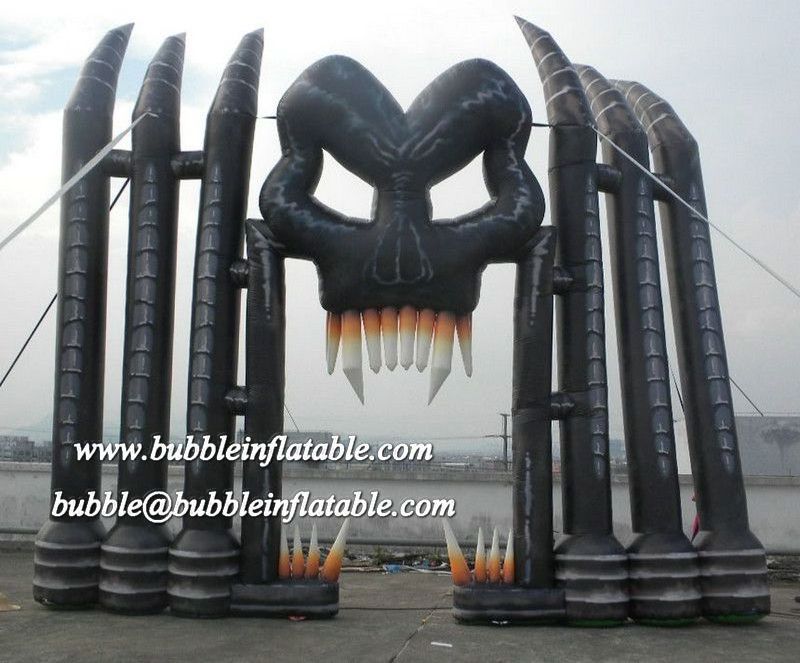 Wonderful design inflatable arch for Halloween/huge inflatable entrance gate