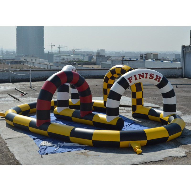 Inflatable Racing Rally Lane, Go Kart Inflatable Race Track from China factory