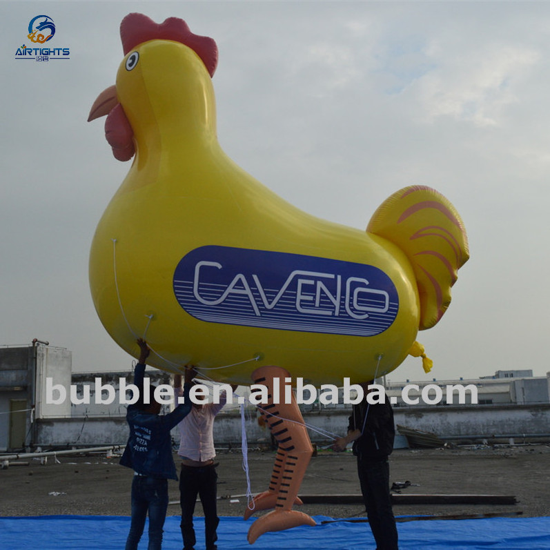 Advertising Inflatables Chicken Custom Inflatable Hen Helium Balloon