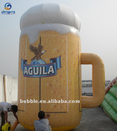 Advertising Giant Beer Cup Inflatable Balloon High Quality Mug Air Balloon For Promotion