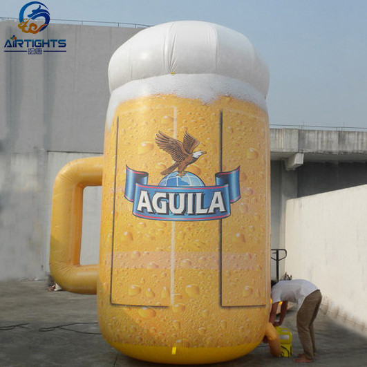 Advertising Giant Beer Cup Inflatable Balloon High Quality Mug Air Balloon For Promotion