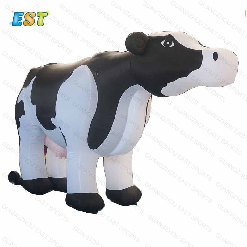 Giant Decoration Advertising Large Inflatable Cow Air Inflatable Milk Carton Cow For Sale