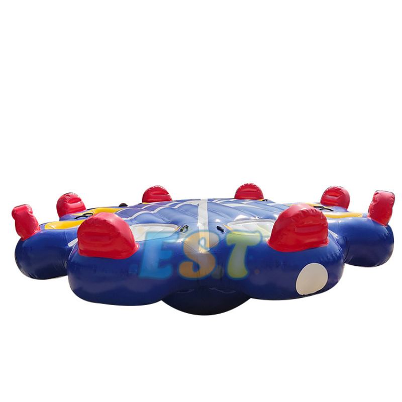 8 Person Commercial Inflatable Water Towable Equipment Inflatable Towable UFO Boat Crazy Sofa Round Boat Water Games