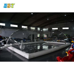 Custom retractable winter enclosures bubble domes inflate swim tent swimming pool inflatable cover