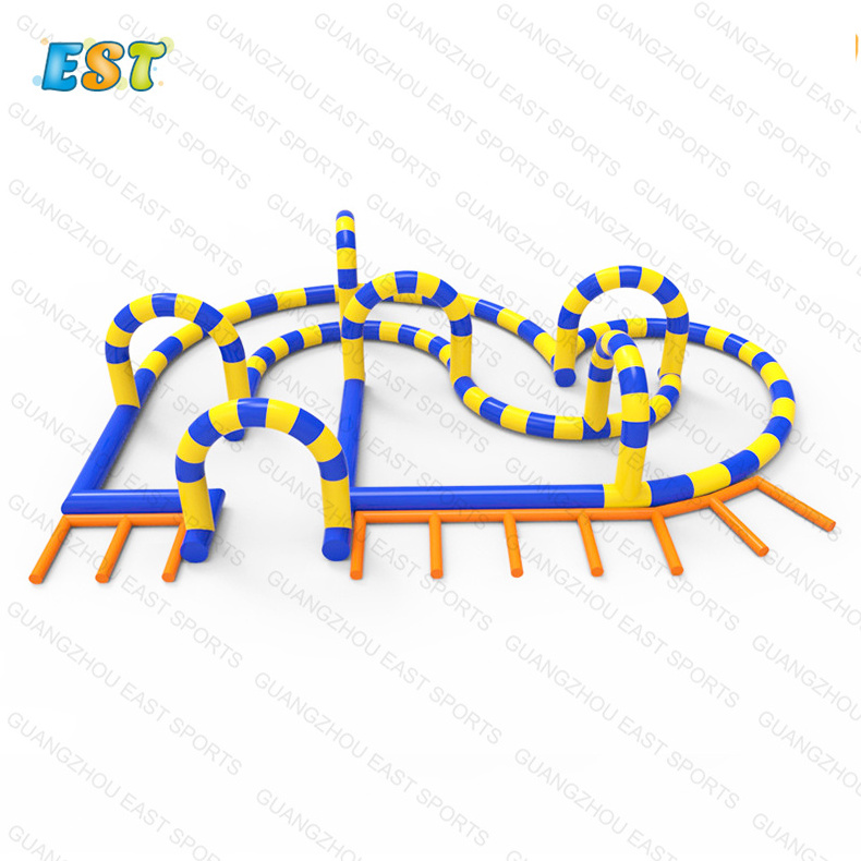 Bumper car inflatable race track inflatable bumper car go kart track for sale