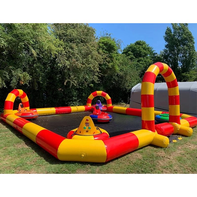 Customized Size Portable Fence Race Track Inflatable Arena Bumper Car Arena For Kids