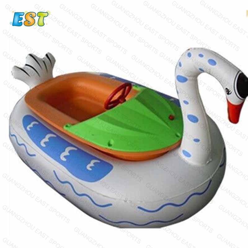 Guangzhou factory electric swan paddle boats inflatable bumper boat for adult and kids