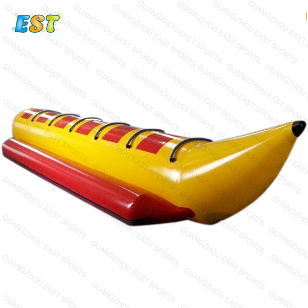 Top selling summer toys water Sport Game PVC 4 Seats Inflatable Flying Fish Banana Boat For Sale