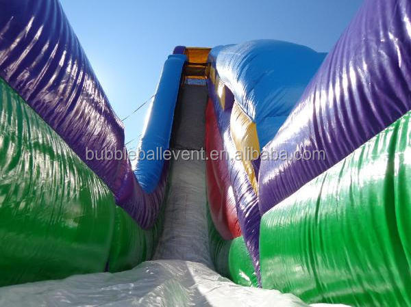 8m Hight PVC Large Used Inflatable Adult Water Slide for Sale Repair Kits for Free, Blower for Sale Custom Logo Printed 2 Years