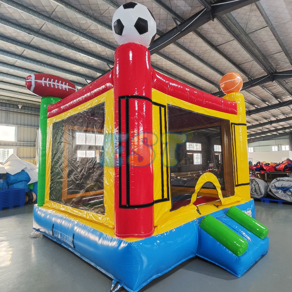 13x13 Bounce house inflatable bouncy castle sport theme bounce house commercial jumping castle for kids