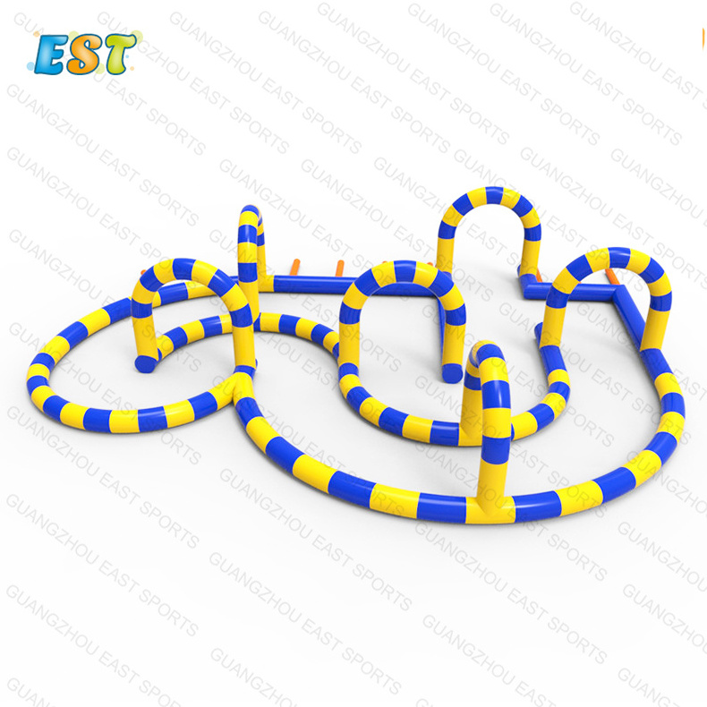 Bumper car inflatable race track inflatable bumper car go kart track for sale