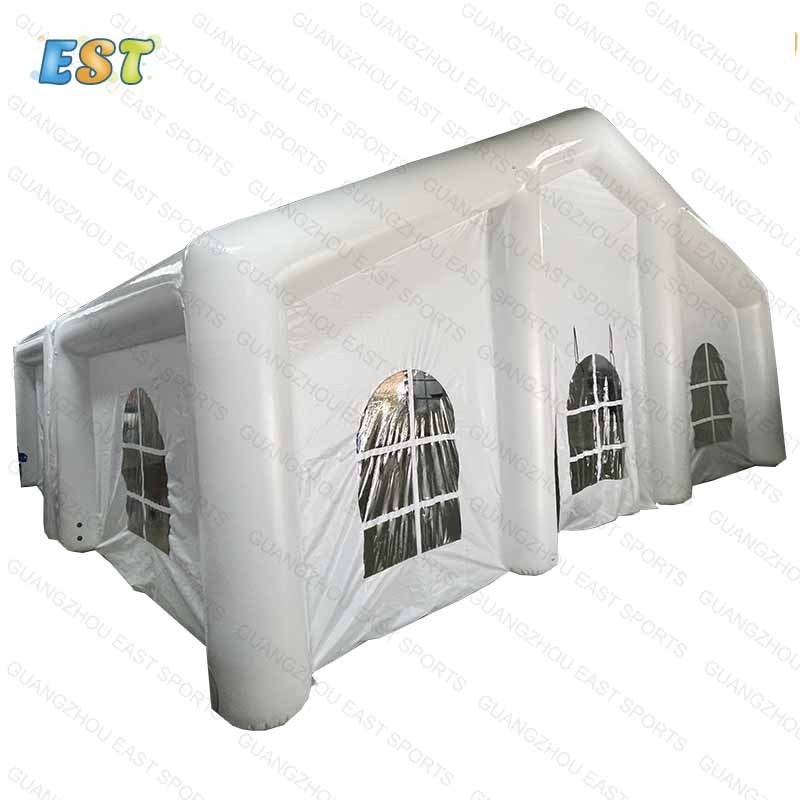 Wedding Party White 10x10m Giant Inflatable Church Tent for Events Big Tent Inflatable Outdoor