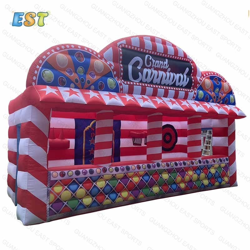 Customized inflatable carnival shop store tent commercial inflatable concession stand tent booth inflatable game tent