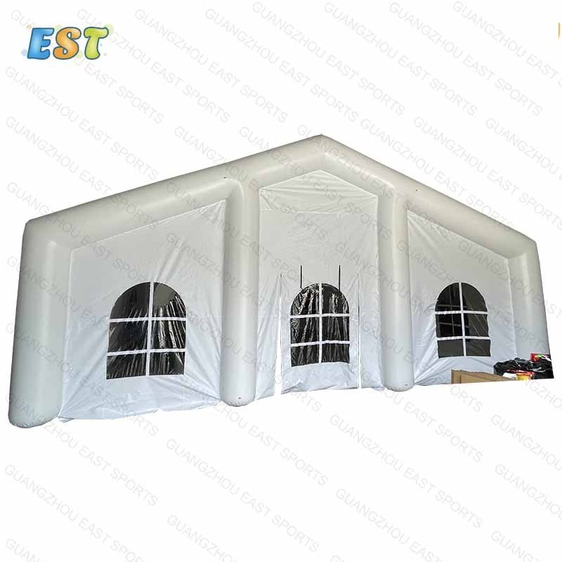 Wedding Party White 10x10m Giant Inflatable Church Tent for Events Big Tent Inflatable Outdoor