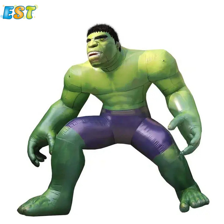 Hot Sale Giant Outdoor Movie Character Model Advertising Promotion Giant Inflatable Hulk Model