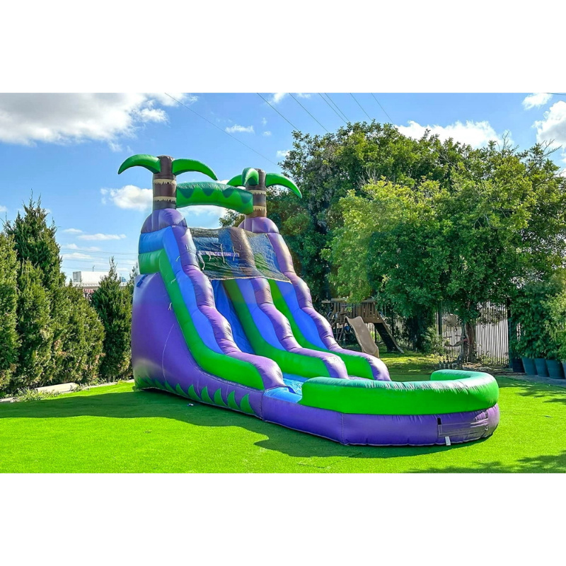 Custom Water slide Heavy duty  fun City 13ft 16ft 20ft 30ft Toboganes Inflatable Water Slide Slides For Rental