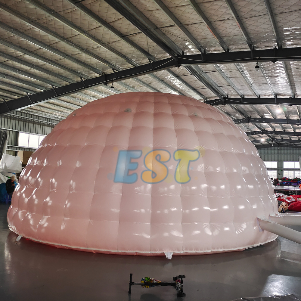 Hot sale Large white inflatable igloo portable dome tent for rental