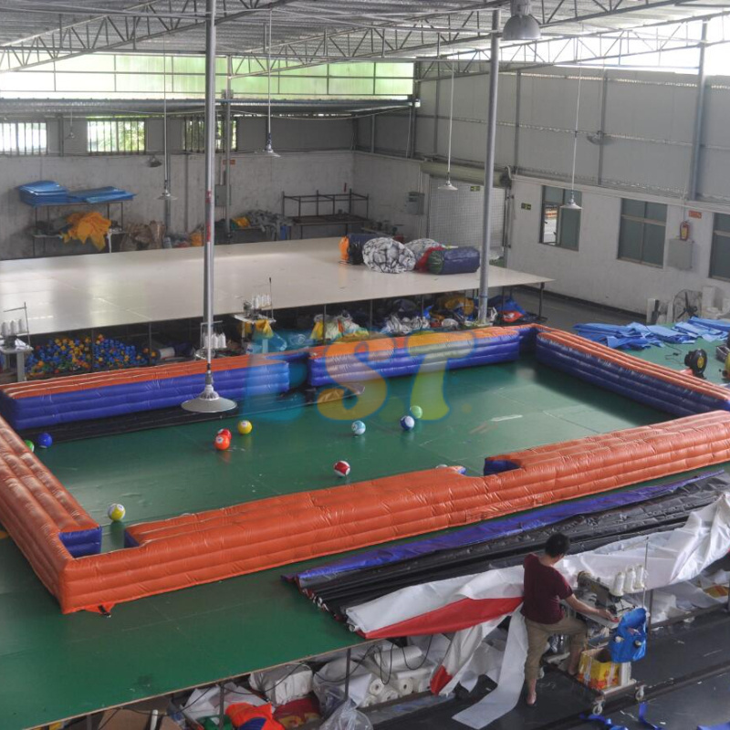 Customized Inflatable Arena Games Inflatable Snooker Table Ball Game Giant Pool Table Game Billiard For Kids And Adults