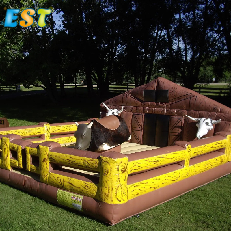 Commercial Mechanical Bull Ride Inflatable Bull Riding Games Mechanical Bull Electric Bullfight Ride For Sale