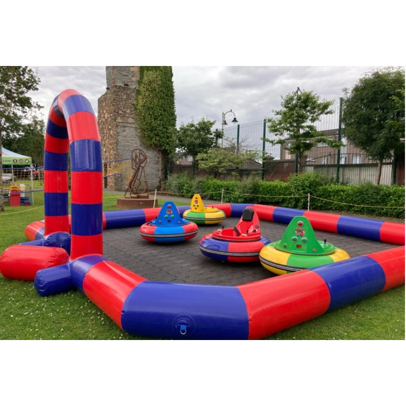 Customized Size Portable Fence Race Track Inflatable Arena Bumper Car Arena For Kids