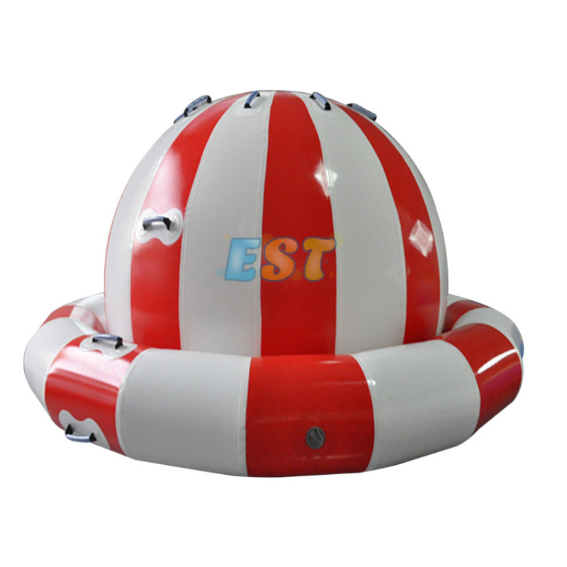 Inflatable Spinning UfO Towable Tube For Water Entertainment Inflatable Water Rotating Disco Boat