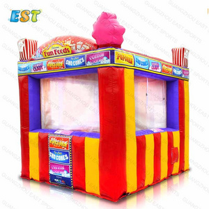 carnival inflatable fun food kiosk advertising inflatable booth tent for sale