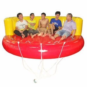 Inflatable water sports flying ski sofa towable ski tube man for sale