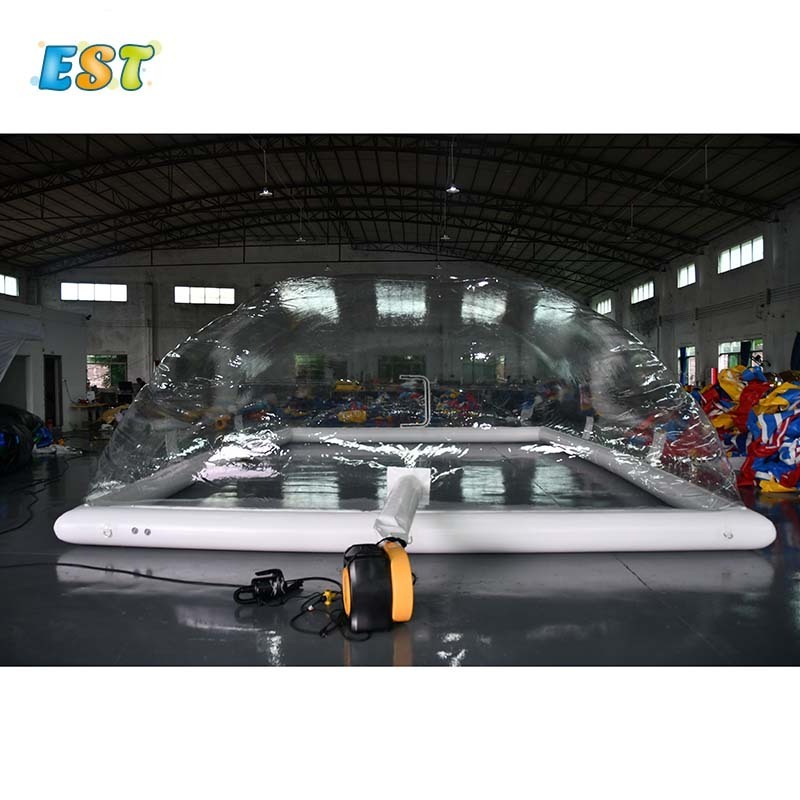 Custom retractable winter enclosures bubble domes inflate swim tent swimming pool inflatable cover