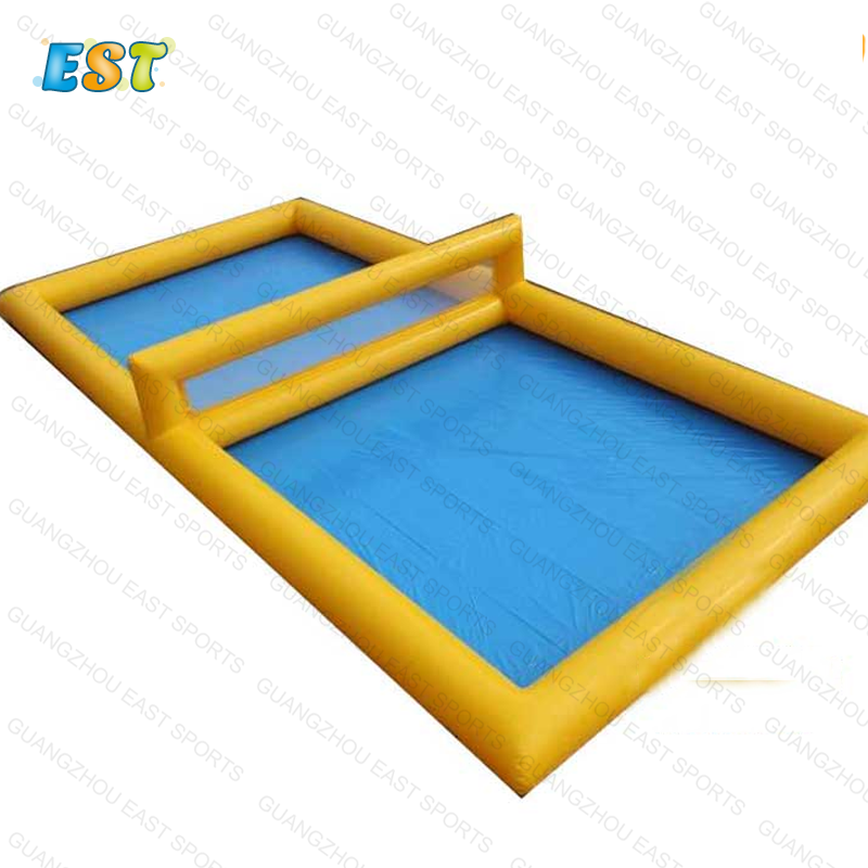 Large Aqua Floating Pool Inflatable Volleyball Field Water Play Giant Inflatable Beach Volleyball for Kids Adults on Sale