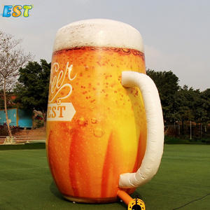 Giant 5m Bottle Model Advertising Inflatable Beer Mug Bottle Inflatable Model Inflatable Cans for Advertising