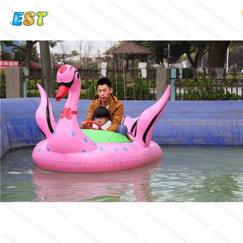 Flamingo plastic paddle boat paddling pool boat toys and toys boat for business rental