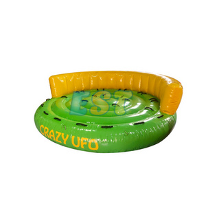 Water Entertainment Inflatable Spinning Towable Tube Boats Inflatable Water Floating UFO Boat