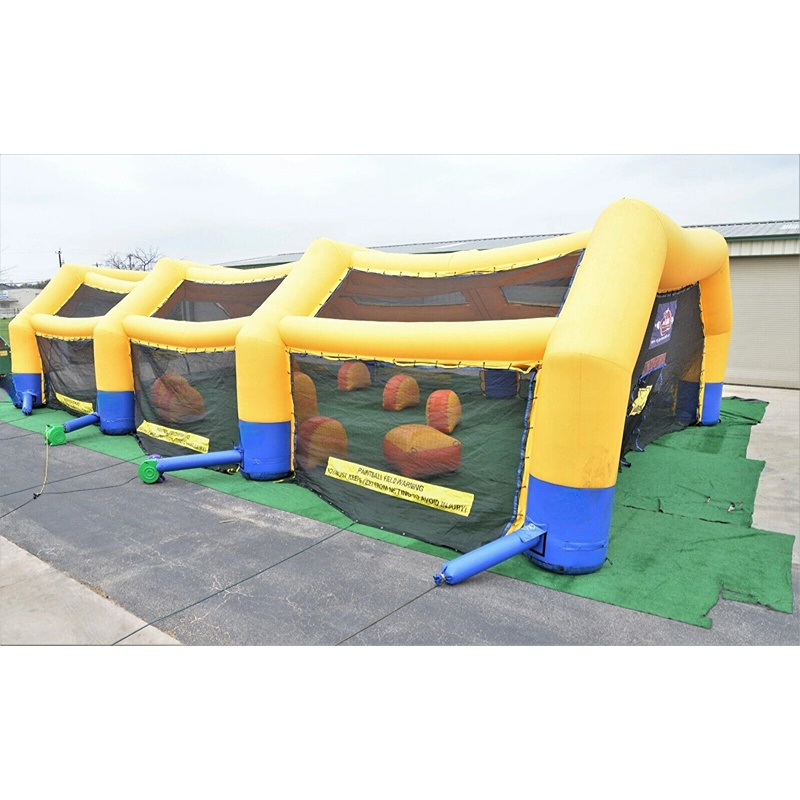 Outdoor Inflatable CS Paintball Field Battle Zone Sport Inflatable Arena Combat Bunker Arena For Adult