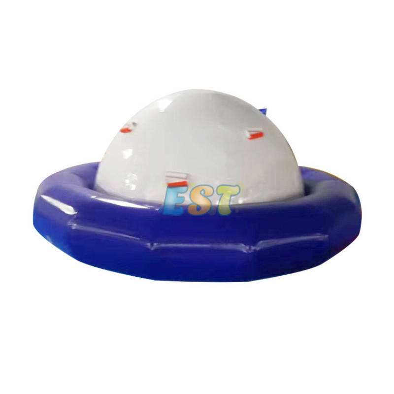 Inflatable Spinning UfO Towable Tube For Water Entertainment Inflatable Water Rotating Disco Boat