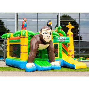 Commercial Wholesale Monkey Jumping House Inflatable Jumping Bouncy Castle Gonflable Combo Bounce House