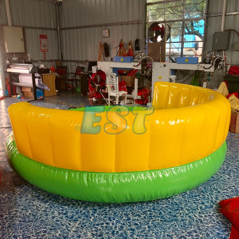 Water Entertainment Inflatable Spinning Towable Tube Boats Inflatable Water Floating UFO Boat