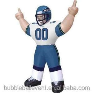 New Custom giant inflatable football player for advertising event Inflatable Football Player for Football Game Decoration