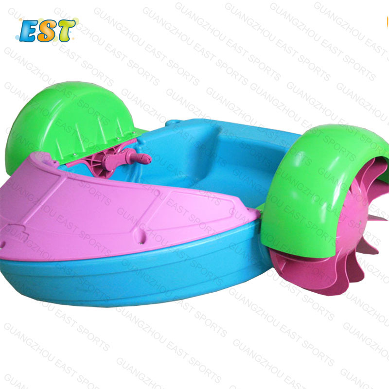 Guangzhou sale paddle boat pedal wheel boat for one person