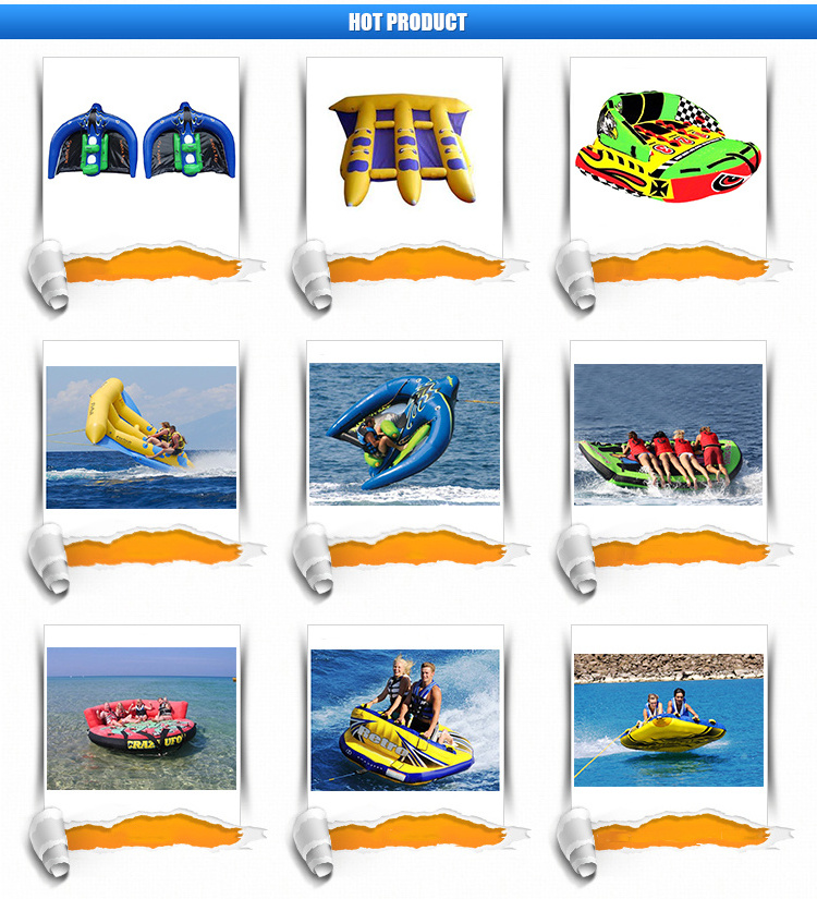 Inflatable water sports flying ski sofa towable ski tube man for sale