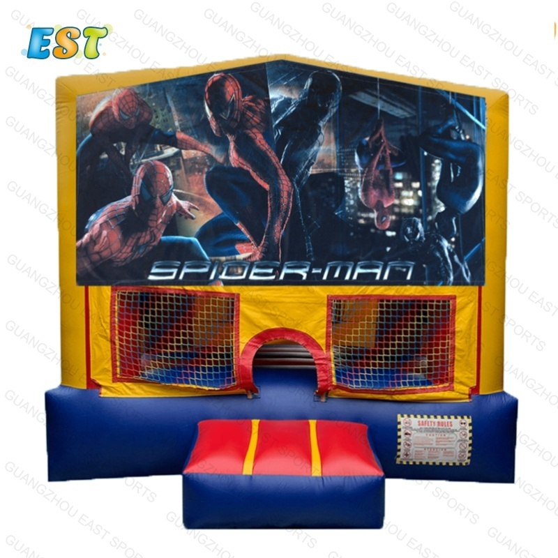 Factory hot selling Blow Up brown duck black panther bounce round bounce house moana bounce house for kids