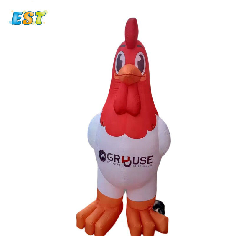 Plastic Inflatable Chicken 2023 Hot sale inflatable chicken giant inflatable chicken for ...