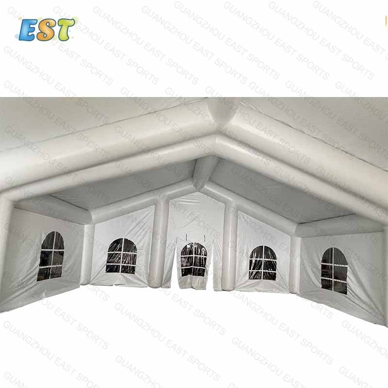 Wedding Party White 10x10m Giant Inflatable Church Tent for Events Big Tent Inflatable Outdoor