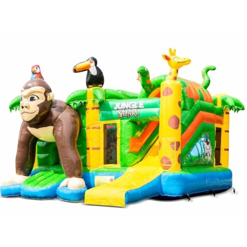 Commercial Wholesale Monkey Jumping House Inflatable Jumping Bouncy Castle Gonflable Combo Bounce House