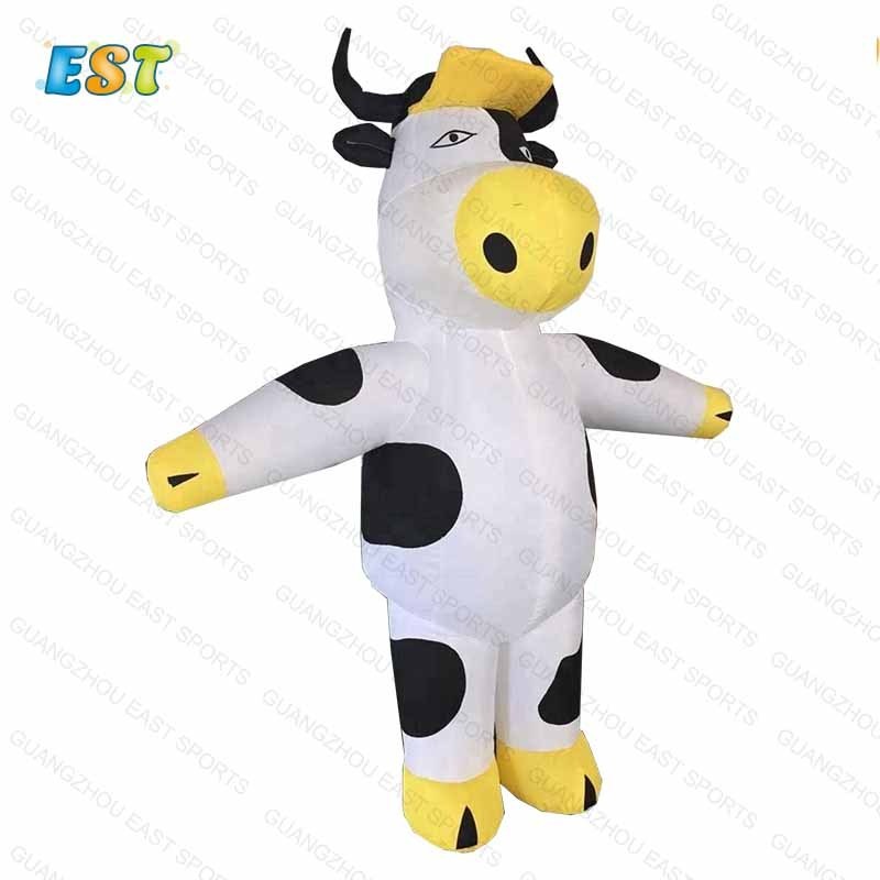 Giant Decoration Advertising Large Inflatable Cow Air Inflatable Milk Carton Cow For Sale