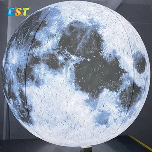 Hot selling inflatable stand light balloon LGlobe Inflatable Moon Good Quality PVC Globe Inflatable Moon BaED ballon for outdoor