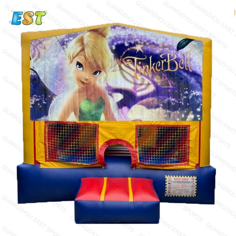 Factory hot selling Blow Up brown duck black panther bounce round bounce house moana bounce house for kids