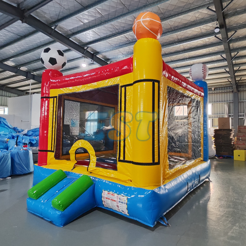 13x13 Bounce house inflatable bouncy castle sport theme bounce house commercial jumping castle for kids