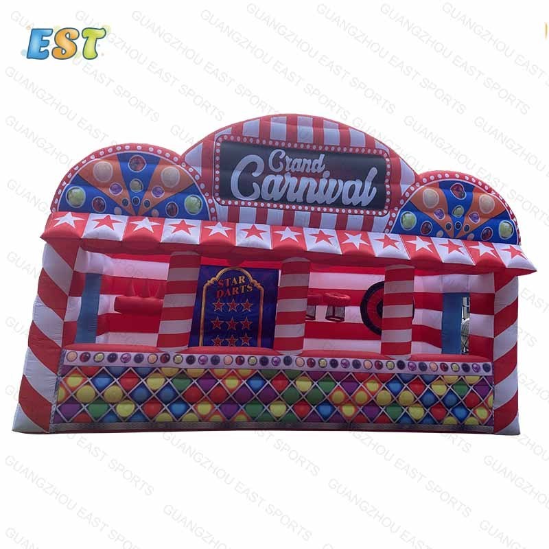 Customized inflatable carnival shop store tent commercial inflatable concession stand tent booth inflatable game tent