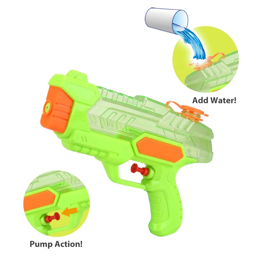 Water Pistol Wholesale Colorful Mini Transparent Small Water Gun Children Outdoor Battle Shooting Cheap Water Gun for Kids