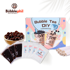 Instant Tapioca Bubble Tea Tapioca Boba Milk Tea Kit